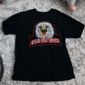 UniSex Black Cobra Kai T-Shirt. Size- Large Brand- BIOWORLD